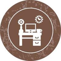 Work Table Vector Icon