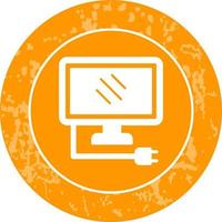 monitor de icono de vector