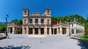 Square of the Municipal Casino of San Pellegrino Terme Bergamo Italy photo