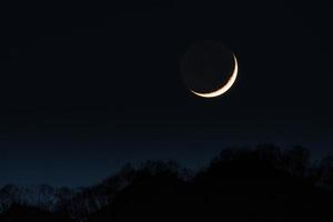 first crescent moon photo