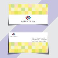 Modern and sample visiting card free vector