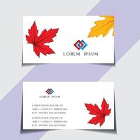 Modern and sample visiting card free vector