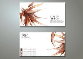 Creative Splash Business card design, water color background vector