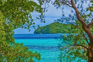 Picture of small green islands in Palau photo