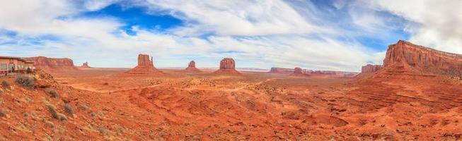 Panoramic picture from Monument valley photo