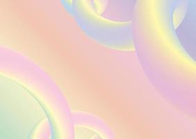 Abstract pastel color spiral line flowing background. Vector illustration.