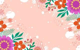 Spring Floral Background vector