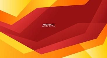 Red background with orange yellow abstract vector