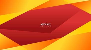 Red background with orange yellow abstract vector