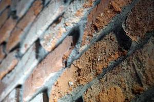 Vintage, Cracked Brick Wall - Detail photo