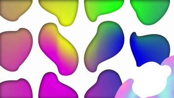 liquid and gradient movement background video