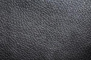 Black Leather Texture - Horizontal Photograph photo