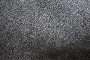 Black Leather Texture - Horizontal Photograph photo