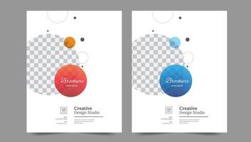 Cover design for annual report and business catalog, magazine, flyer or booklet. Brochure template layout. A4 cover vector EPS-10