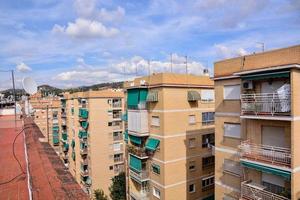 City view with buildings and houses photo