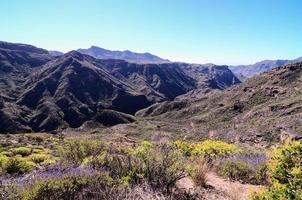 Scenic mountains view photo