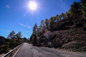 Scenic road view photo