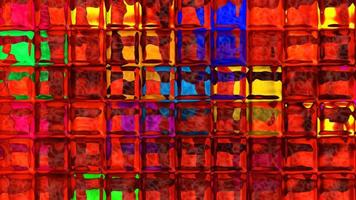 Square Tiles Vibrant Abstract Background Digital Illustration photo