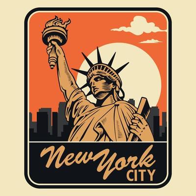 Label Vector Illustration Retro Vintage Badge Sticker And T-shirt Design