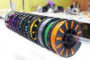 Wire spools for 3D printer. Wire spools photo