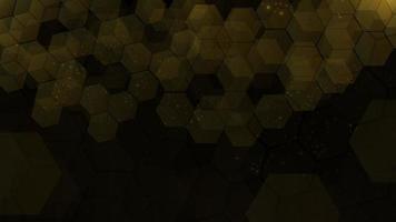 royal gold hexagon background. Vector illustration