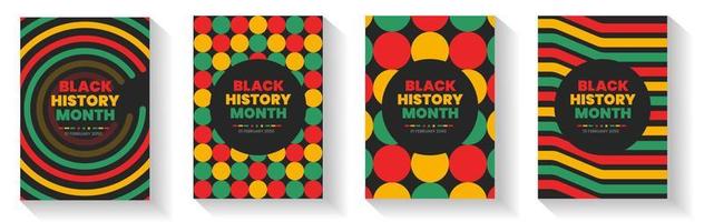 black history month book cover, card, Leaflet presentation, templates, layout in A4 size. black history month portrait background. black history month 2023 book cover or banner design template. vector