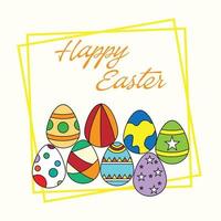 Happy Easter The Illustration 1 vector