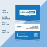 creative modern business card design template vector