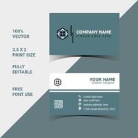 creative modern business card design template vector