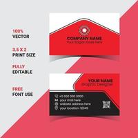 creative modern business card design template vector