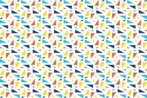 Colorful triangles pattern vector texture design