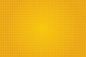 elegante diseño de patrón de línea ondulada sobre fondo amarillo vector