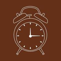 vector de relojes de mesa, reloj de mesa de alarma, icono de reloj de mesa