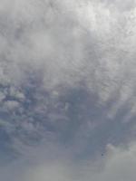 Dark sky with clouds during the day on Lombok island, Indonesia photo