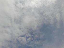 Dark sky with clouds during the day on Lombok island, Indonesia photo