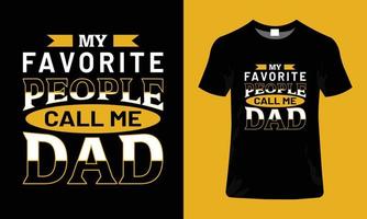 Father's day t-shirt design free vector