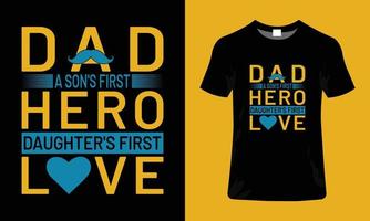 Father's day t-shirt design vector