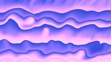 Wave papercut purple light effect abstract background photo