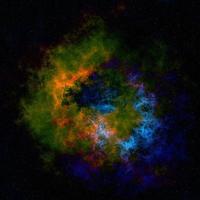 galaxia estrellada nebulosa espacio fondo foto