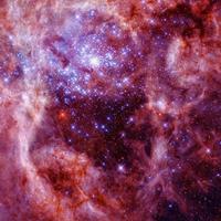 Starry Galaxy Nebula Space Background photo