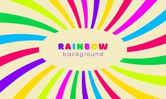 Abstract Rainbow Background in Retro Style. Vector background.