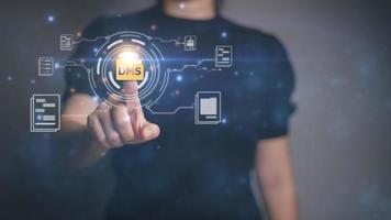 Business with Document Management System DMS Online Document Database and automated processes in file management Search and manage document database files online. photo