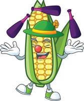 Cartoon Corn Sweet Vector