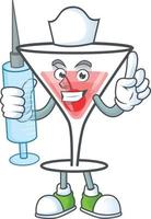 Cocktail Sweet Cartoon Character vector