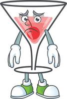 Cocktail Sweet Cartoon Character vector