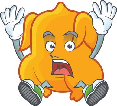 vector de pollo frito