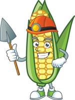 Cartoon Corn Sweet Vector