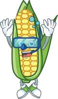 Cartoon Corn Sweet Vector