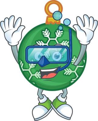 Green Christmas Ball