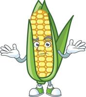 Cartoon Corn Sweet Vector